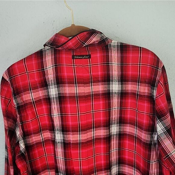 Victoria's secret flannel plaid pajama romper - Picture 8 of 13